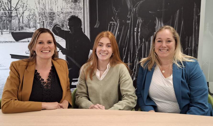 Loes Heerts, Anne de Groote en Mariska Zomer